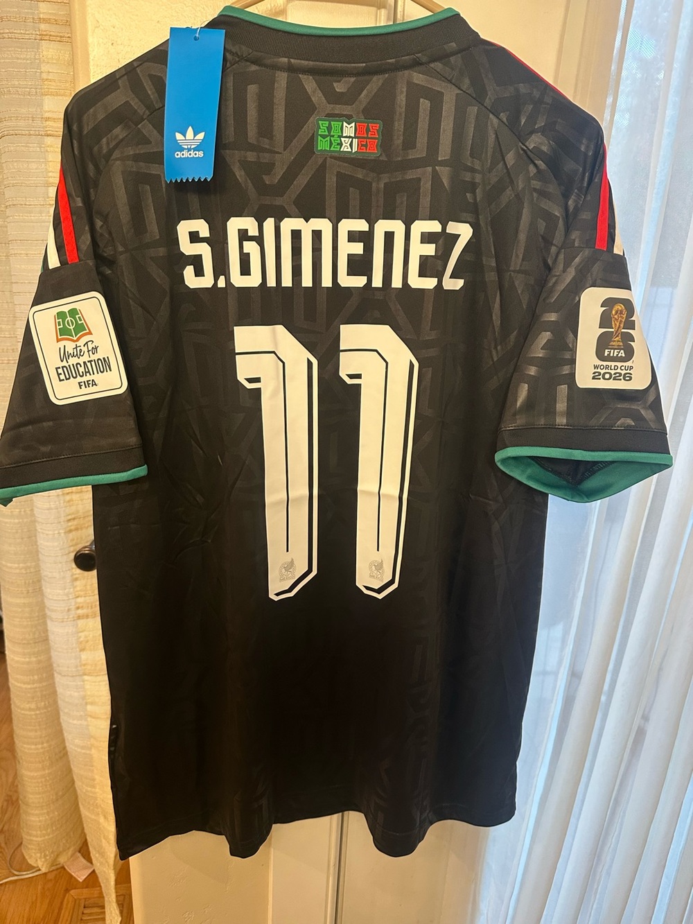 Santi Giménez black 2026 world cup jersey